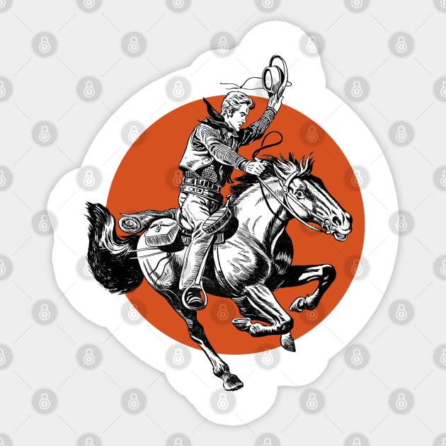 Cowpoke Sticker by MichaelaGrove